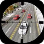 traffic sniper shooter android application logo